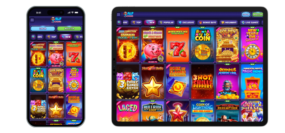 Alf.Casino Mobile App