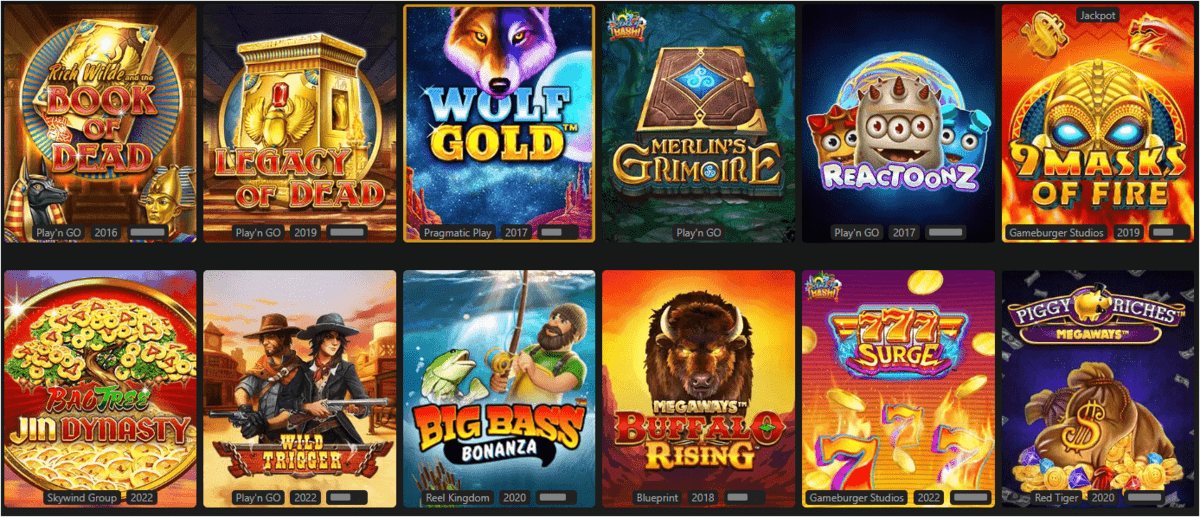 top video slots online casinos vip in canada