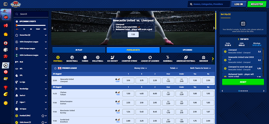 BigClash Sports Sport Betting Big Clash