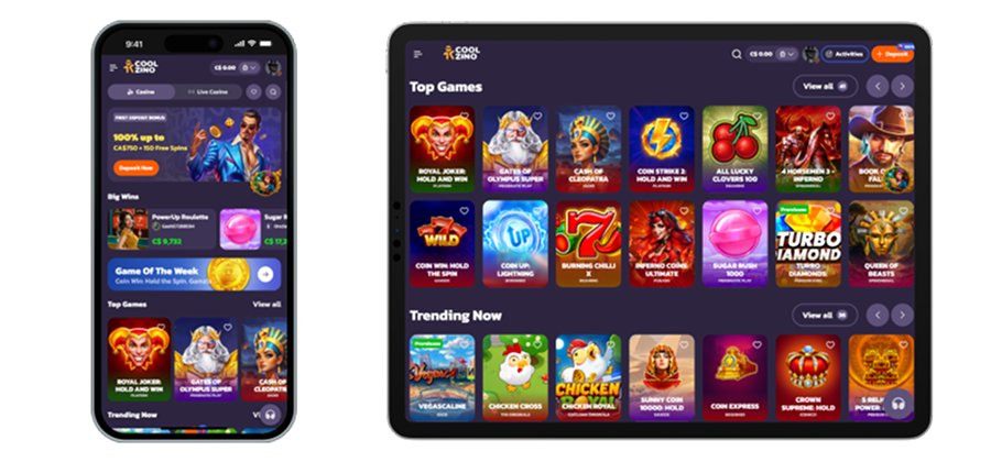 Mobile Version of Cool-Zino Casino Cool Zino Online Mobile