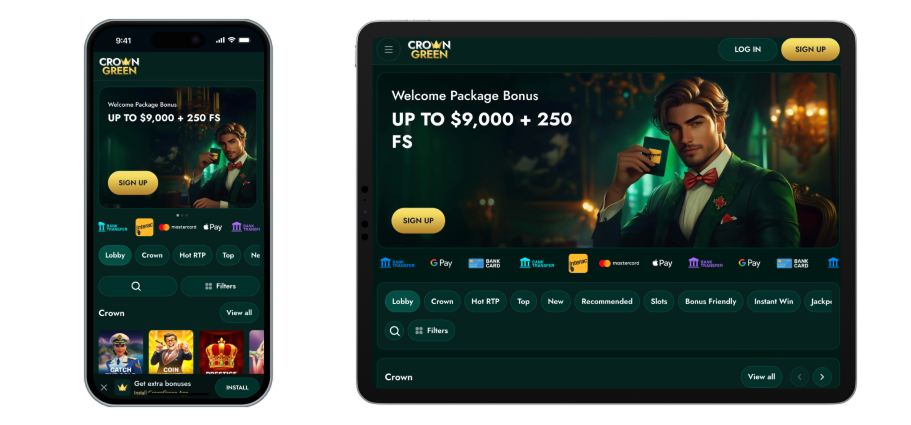 Crown-Green Casino Mobile