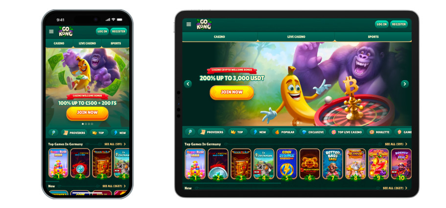 Mobile App Go Kong Casino