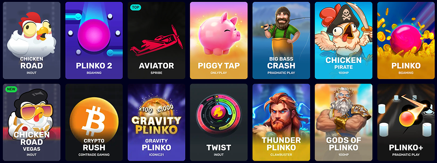 Crash Games at Casino Jet4bet