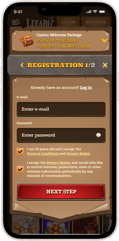 Mobile version for Lizaro