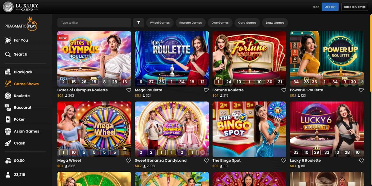 Luxury Casino Online Review