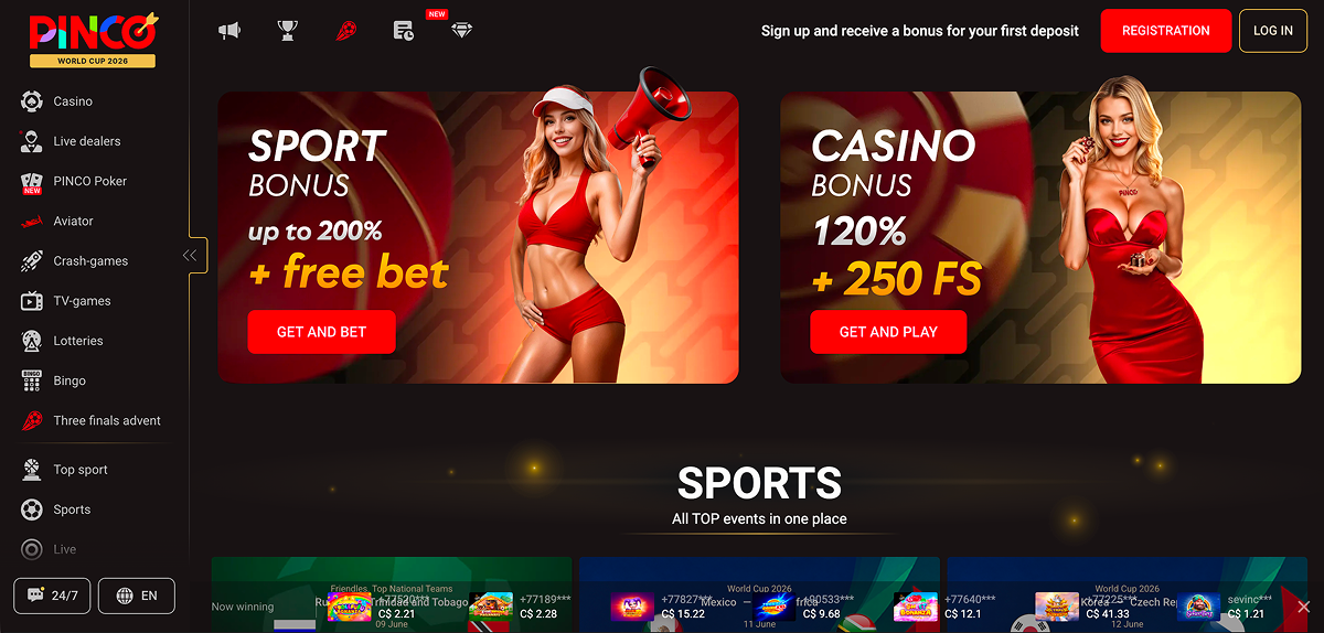 WebSite Pin Co Online Casino