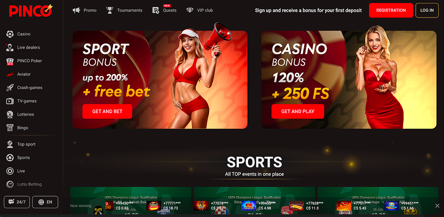 WebSite Pin Co Online Casino