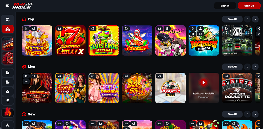 Casino Online Red Racer Review