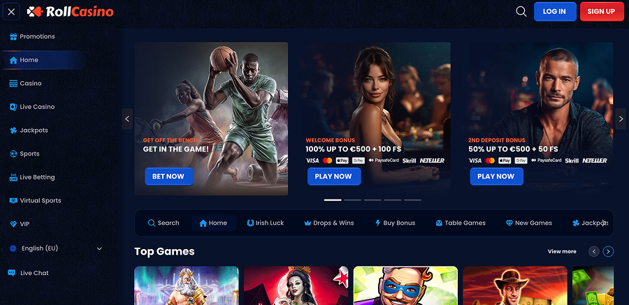 WebSite Roll Online Casino