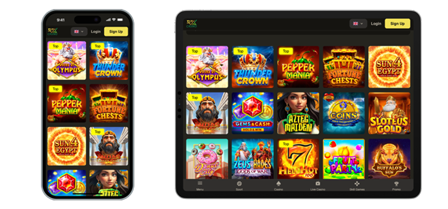 RX Casino Mobile RX Mobile Casino