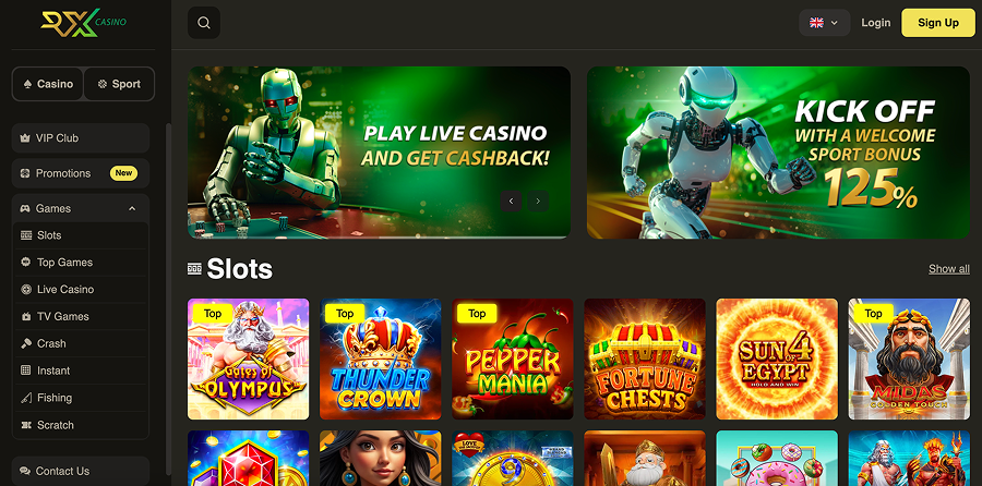 RX Casino Online Website WebSite R X Online Casino