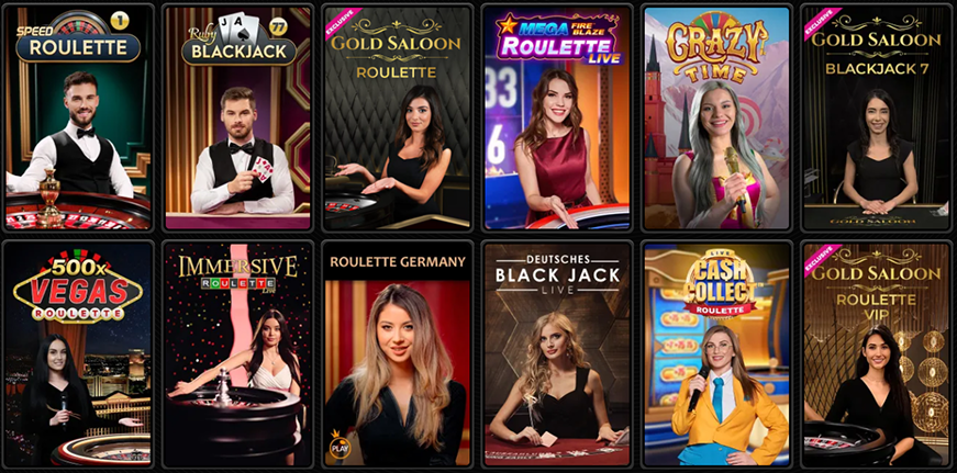 Live Casino Games at Spinsy Spinsy 3 Casino Live Games