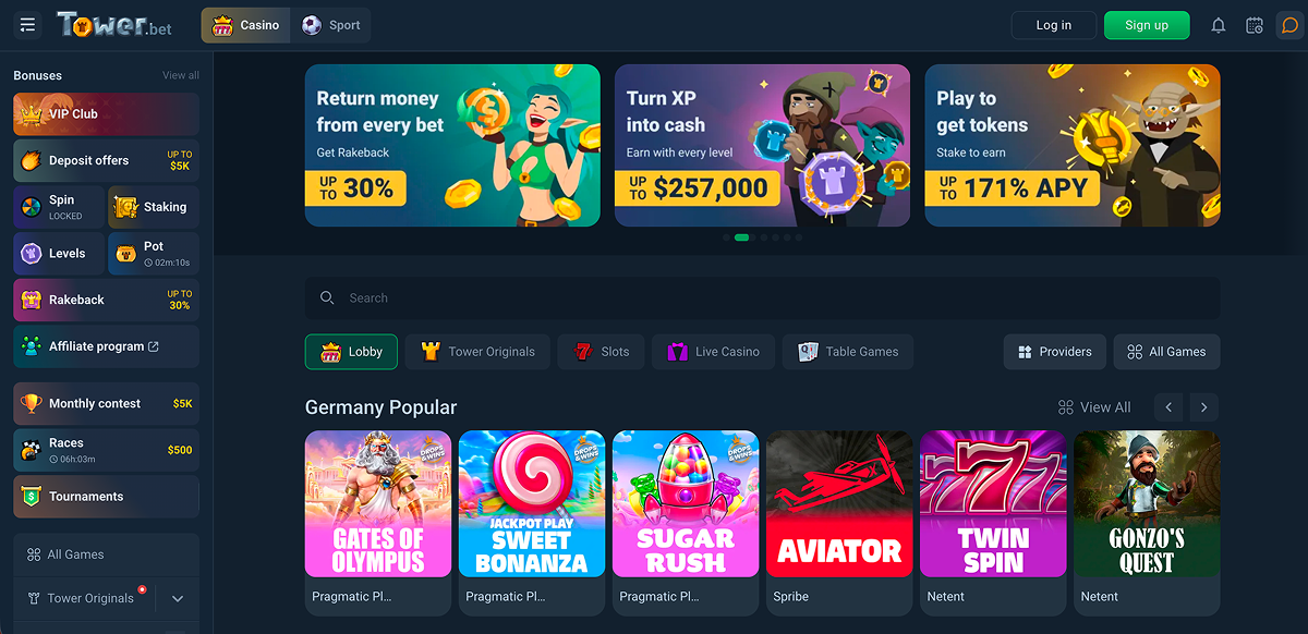 TowerBet Casino Review