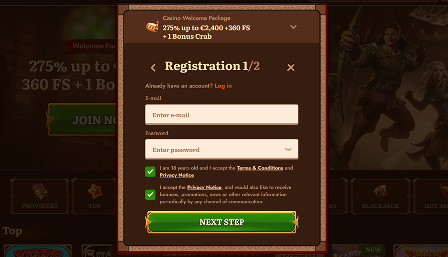 Onilne Casino Wild Robin Registration and Log In WildRobin Login and Sign Up