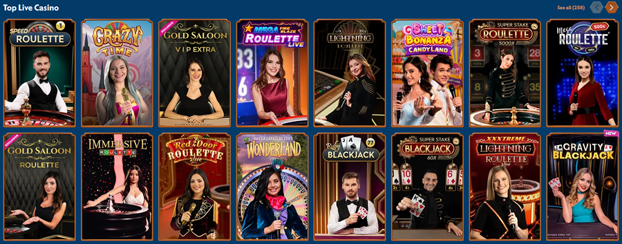 Live Games at Win Bay Casino Website Casino Winbay Live Games
